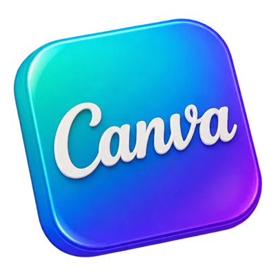 Ícone colorido do Canva